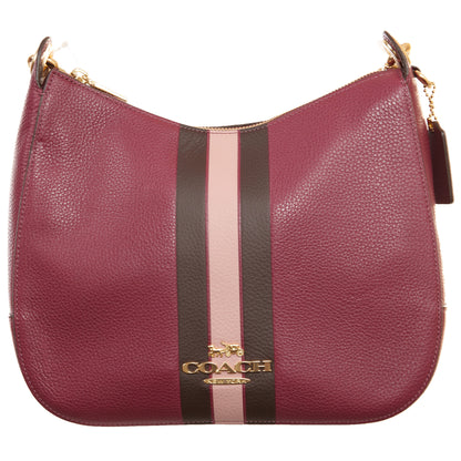 Coach Jes Hobo Varsity Stripe Shoulder Bag Womens Style : F80643