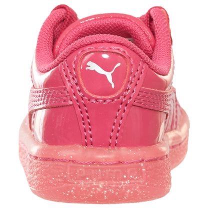 Puma Basket Patent Iced Glitter Toddlers Style : 362467