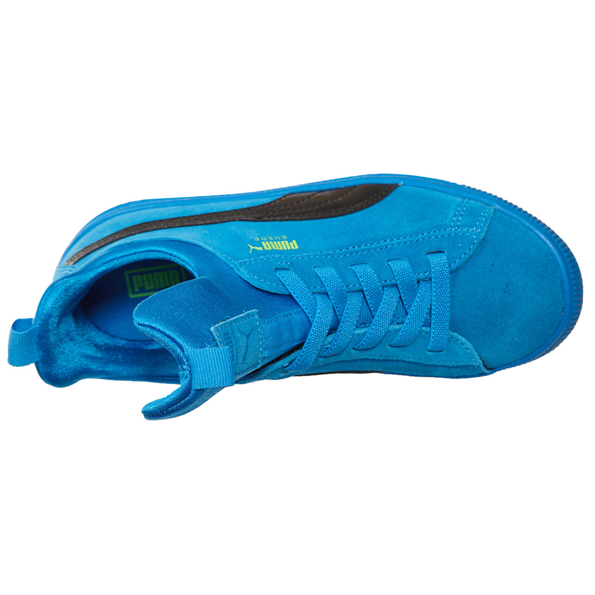 Puma Suede Fierce Patent Block Little Kids Style : 367357