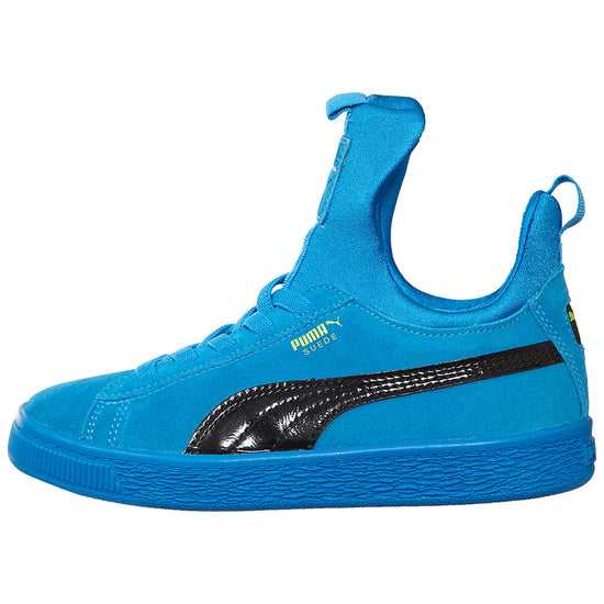 Puma Suede Fierce Patent Block Little Kids Style : 367357