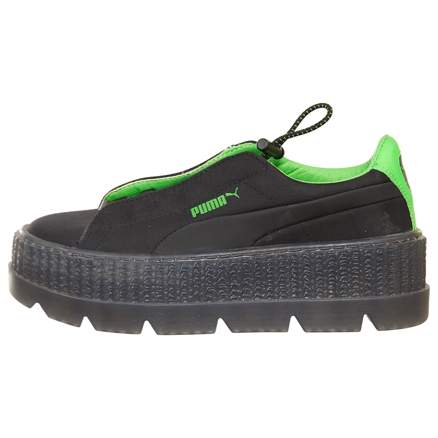 Puma Cleated Creeper Surf Rihanna Fenty Black Green (Women&