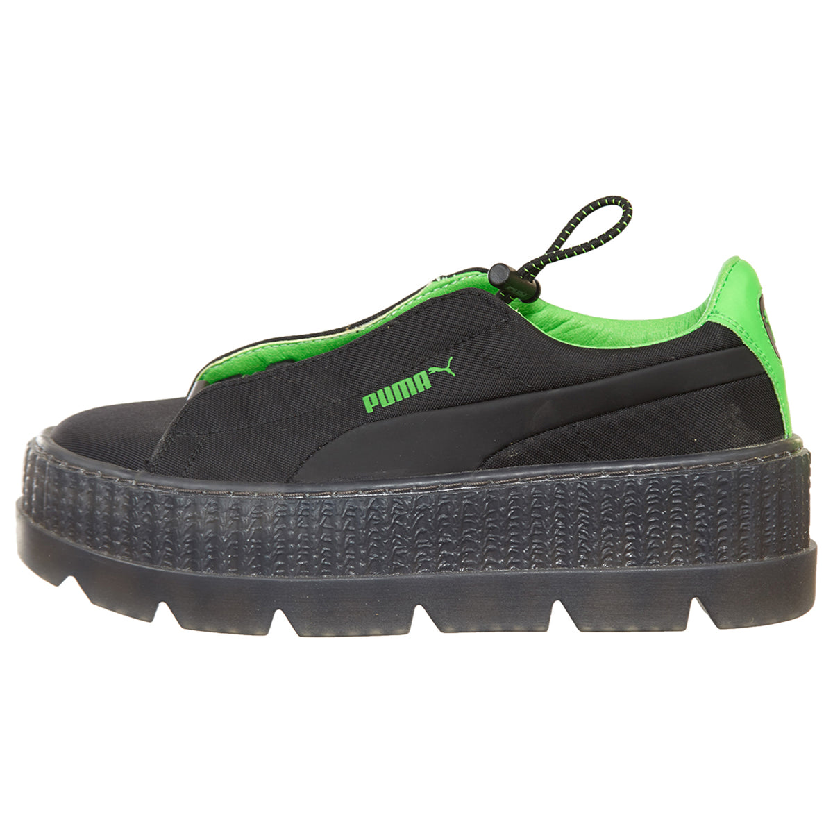 Puma Cleated Creeper Surf Rihanna Fenty Black Green (Women&