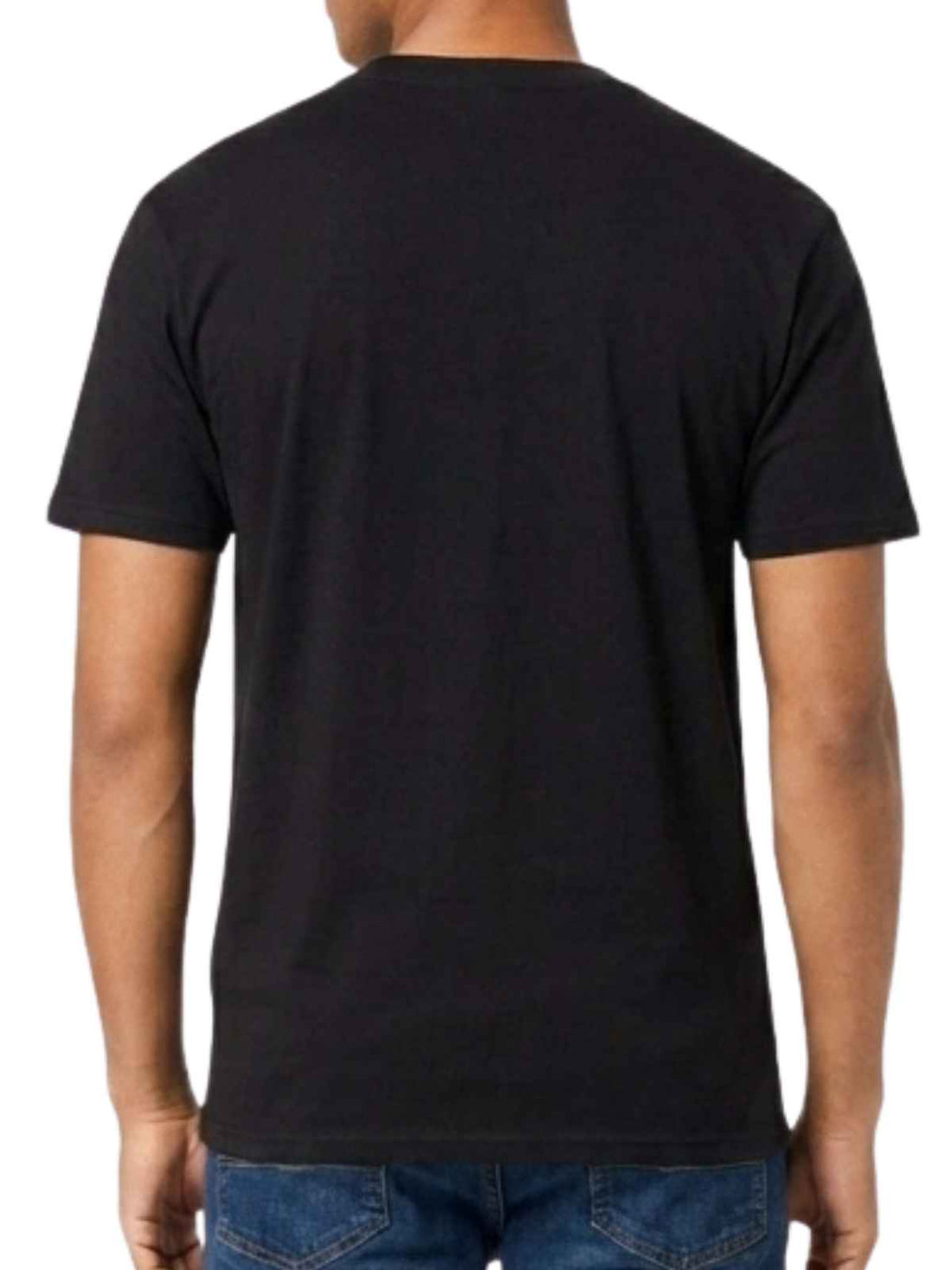 Huf Outline Box Logo Tee Mens Style : Ts00058-BLACK