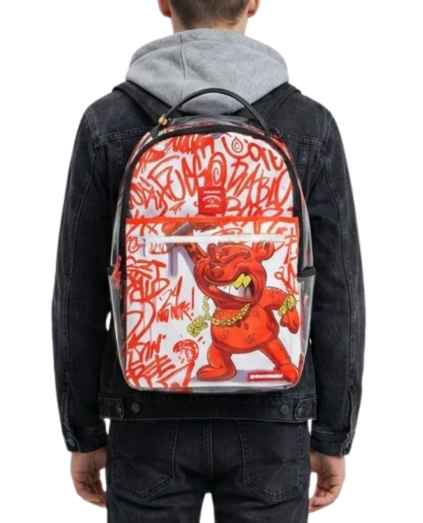 Sprayground Bear Grills Dlx Clear Backpack Unisex Style : 910b7768nsz