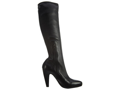 PRADA WOMENS NAPPA STRETCH LEATHER SHOE - STYLE 