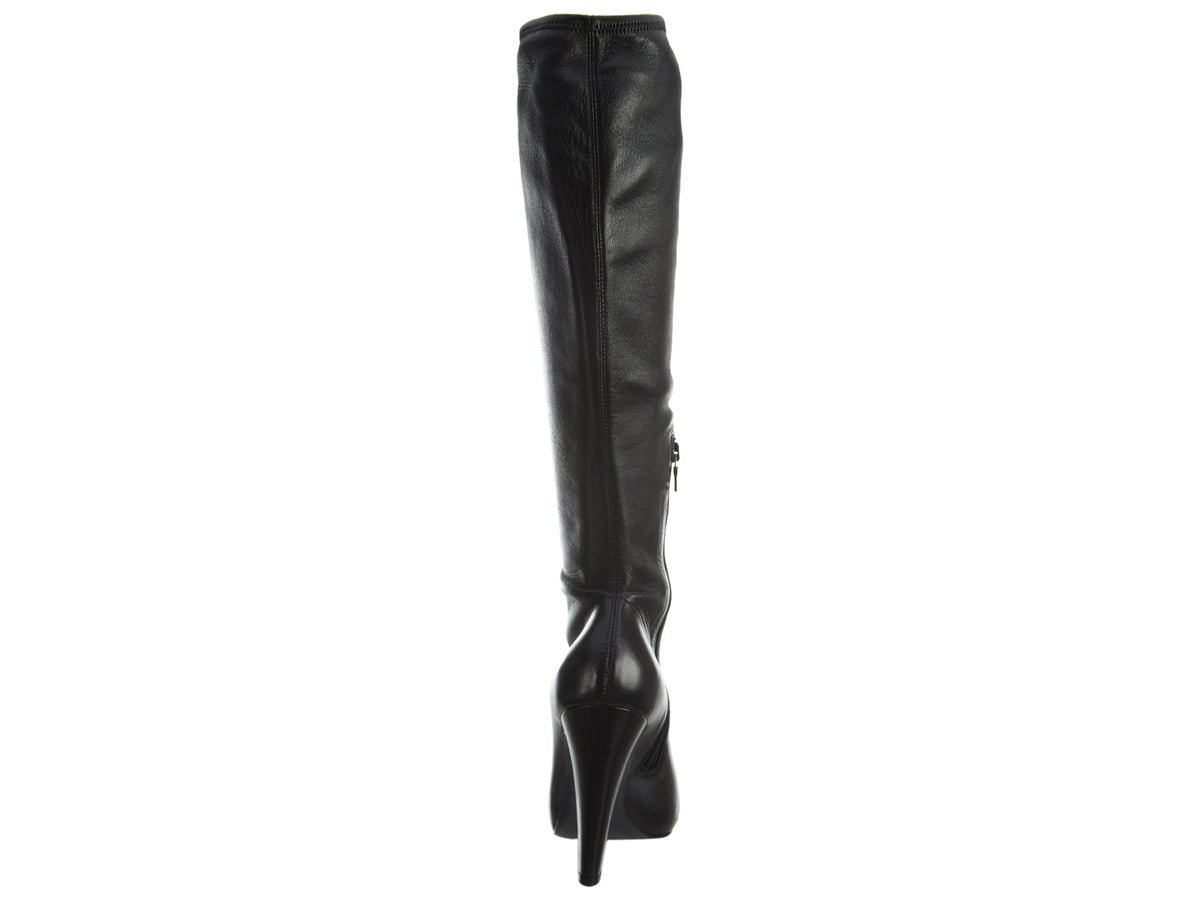 PRADA WOMENS NAPPA STRETCH LEATHER SHOE - STYLE 