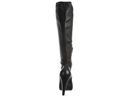 PRADA WOMENS NAPPA STRETCH LEATHER SHOE - STYLE 