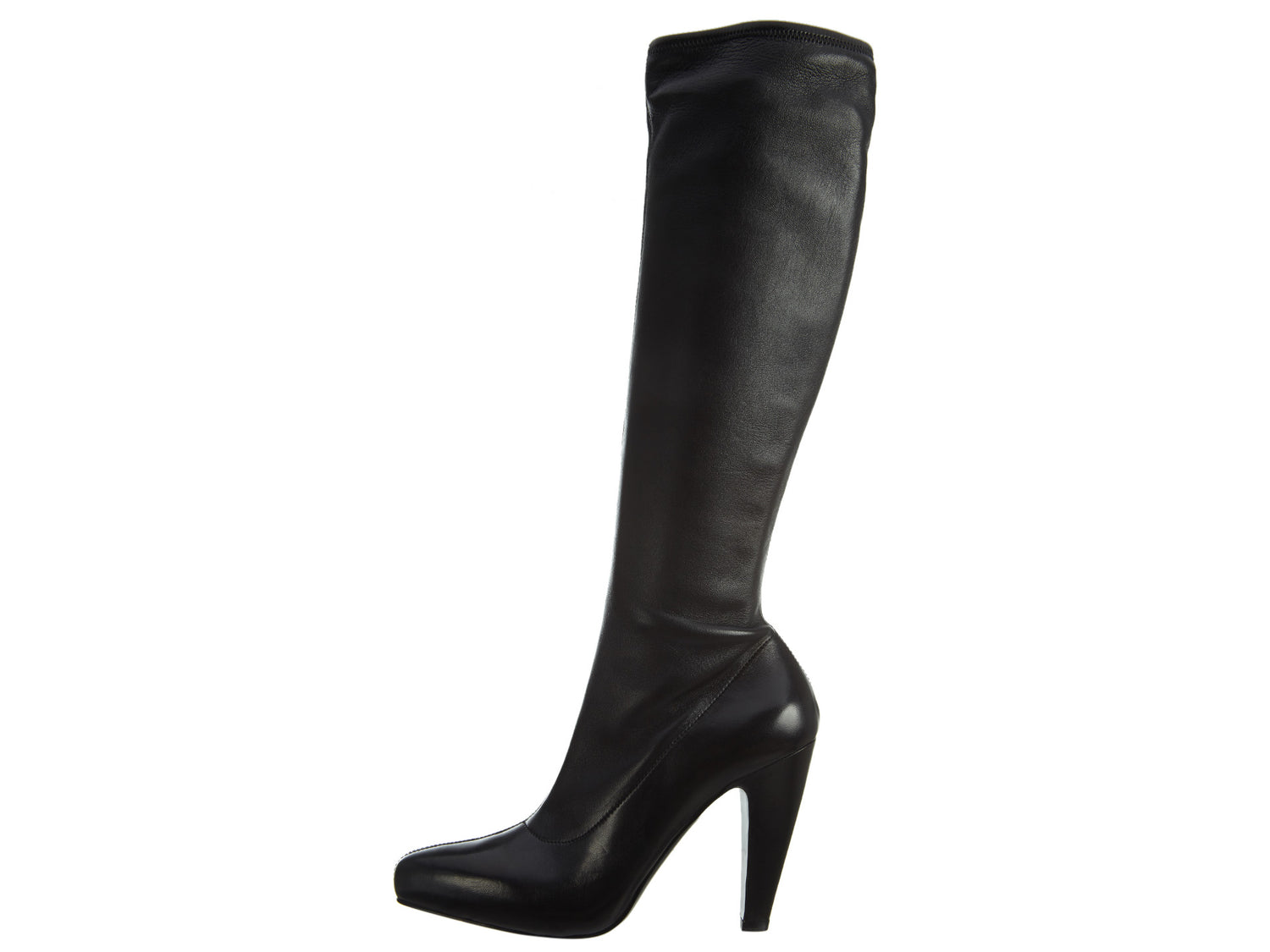 PRADA WOMENS NAPPA STRETCH LEATHER SHOE - STYLE 