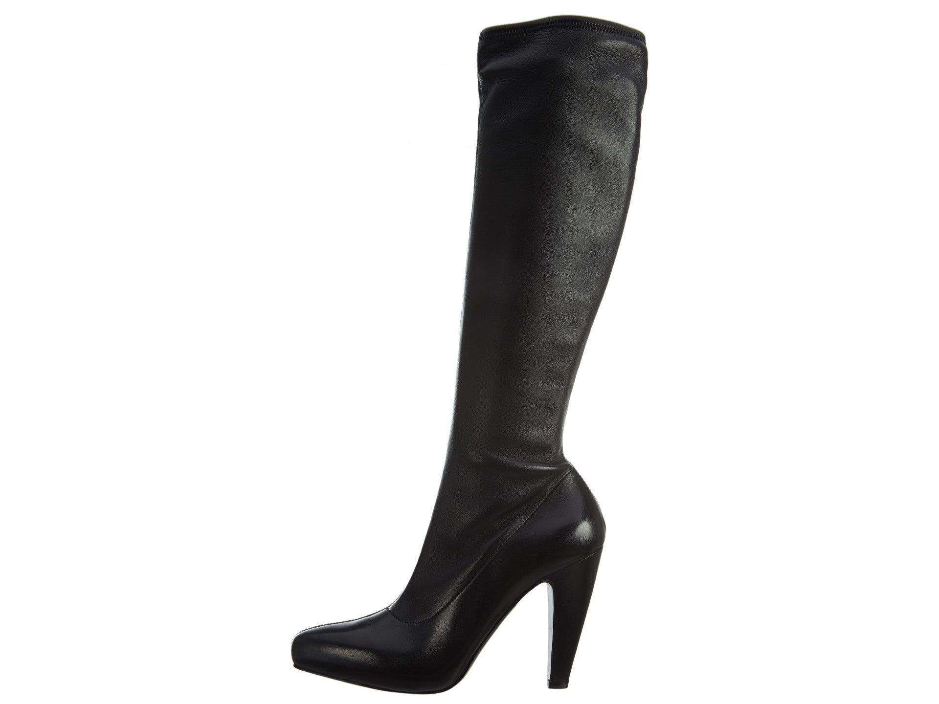 PRADA WOMENS NAPPA STRETCH LEATHER SHOE - STYLE 