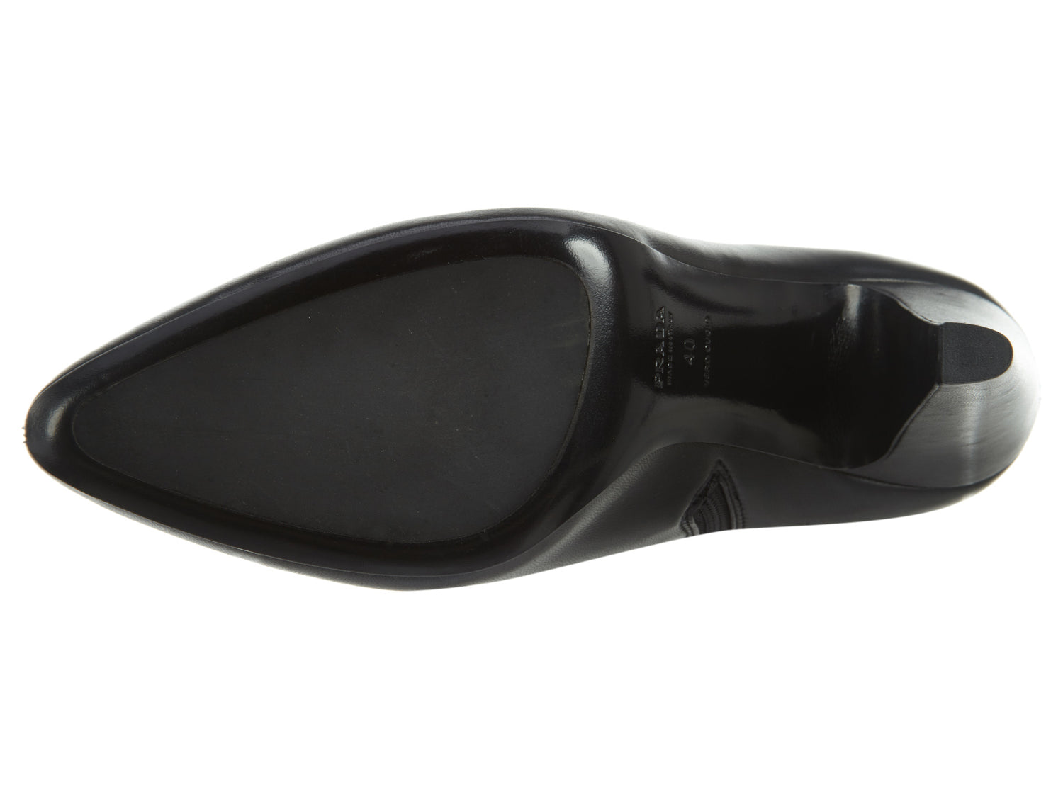 PRADA WOMENS NAPPA STRETCH LEATHER SHOE - STYLE 
