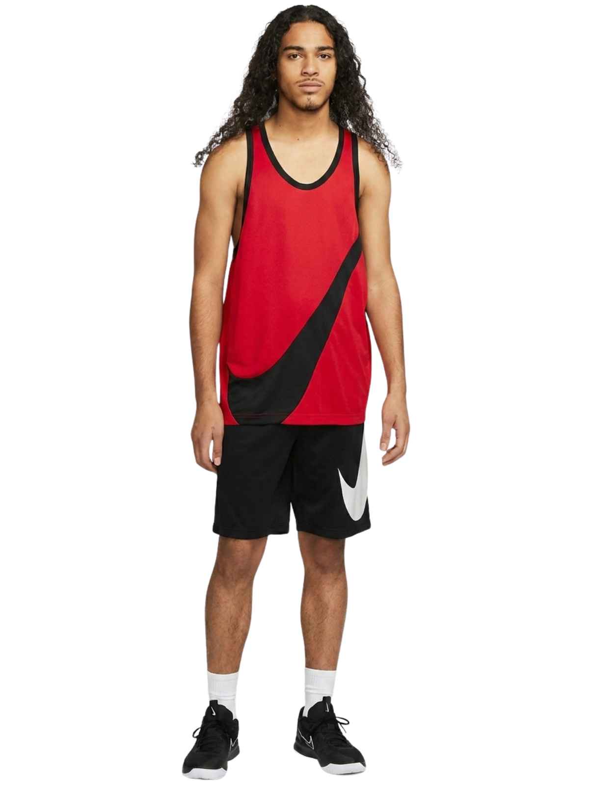 Nike Basketball Crossover Swoosh Dri-fit Jersey Vest Mens Style : Dh7132