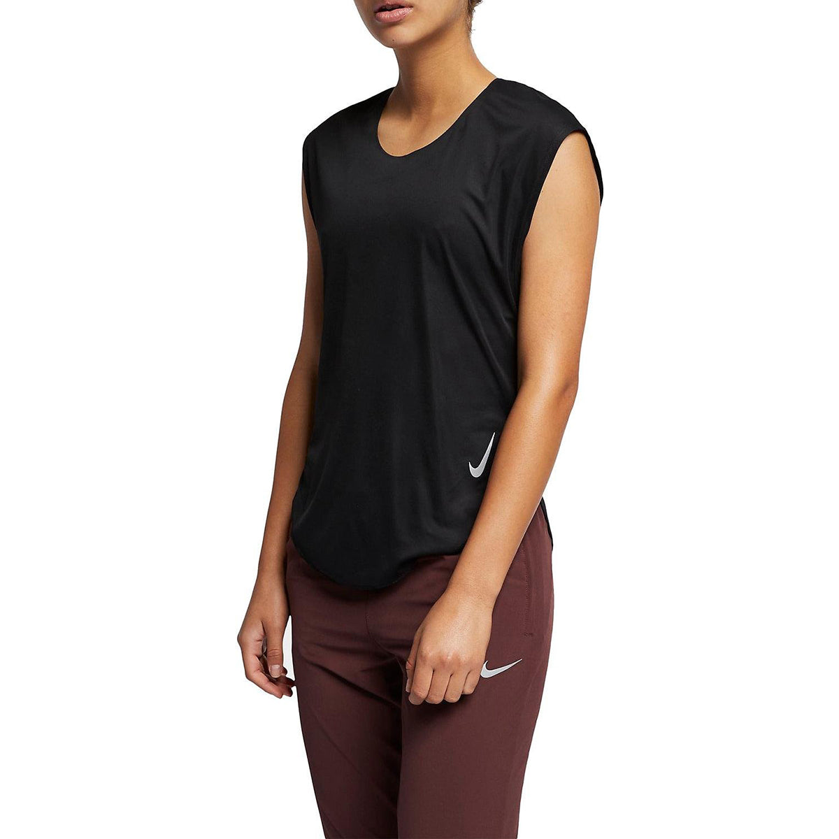 Nike City Sleek Running Top Womens Style : At0821