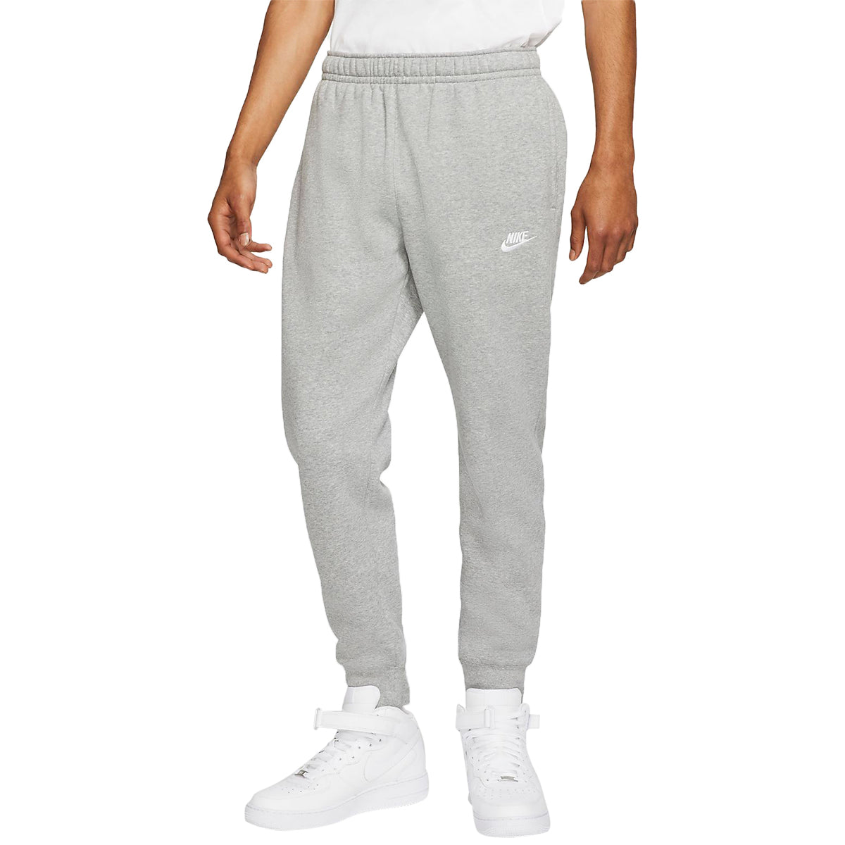Nike Sportswear Club Fleece Joggers Dark Grey Heather/Matte Silver/White