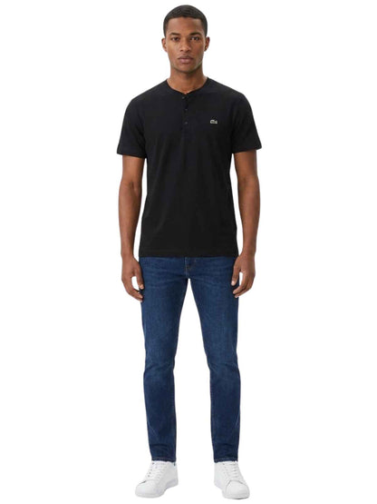 Lacoste Henley Neck Pima Cotton Jersey T-shirt Mens Style : Th0884-51