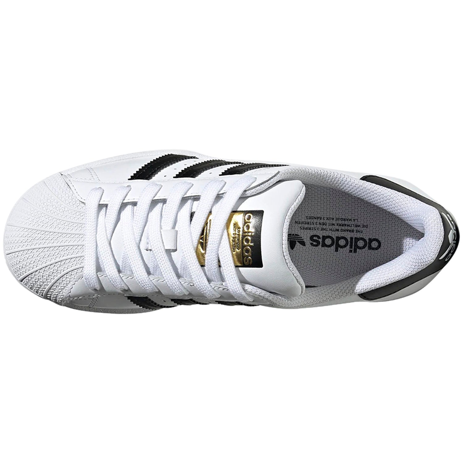 adidas Superstar Cloud White Core Black Gold (GS)