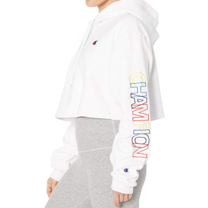 Champion Reverse Weave Cropped Cut Off Po Hood Womens Style : Wl659551051