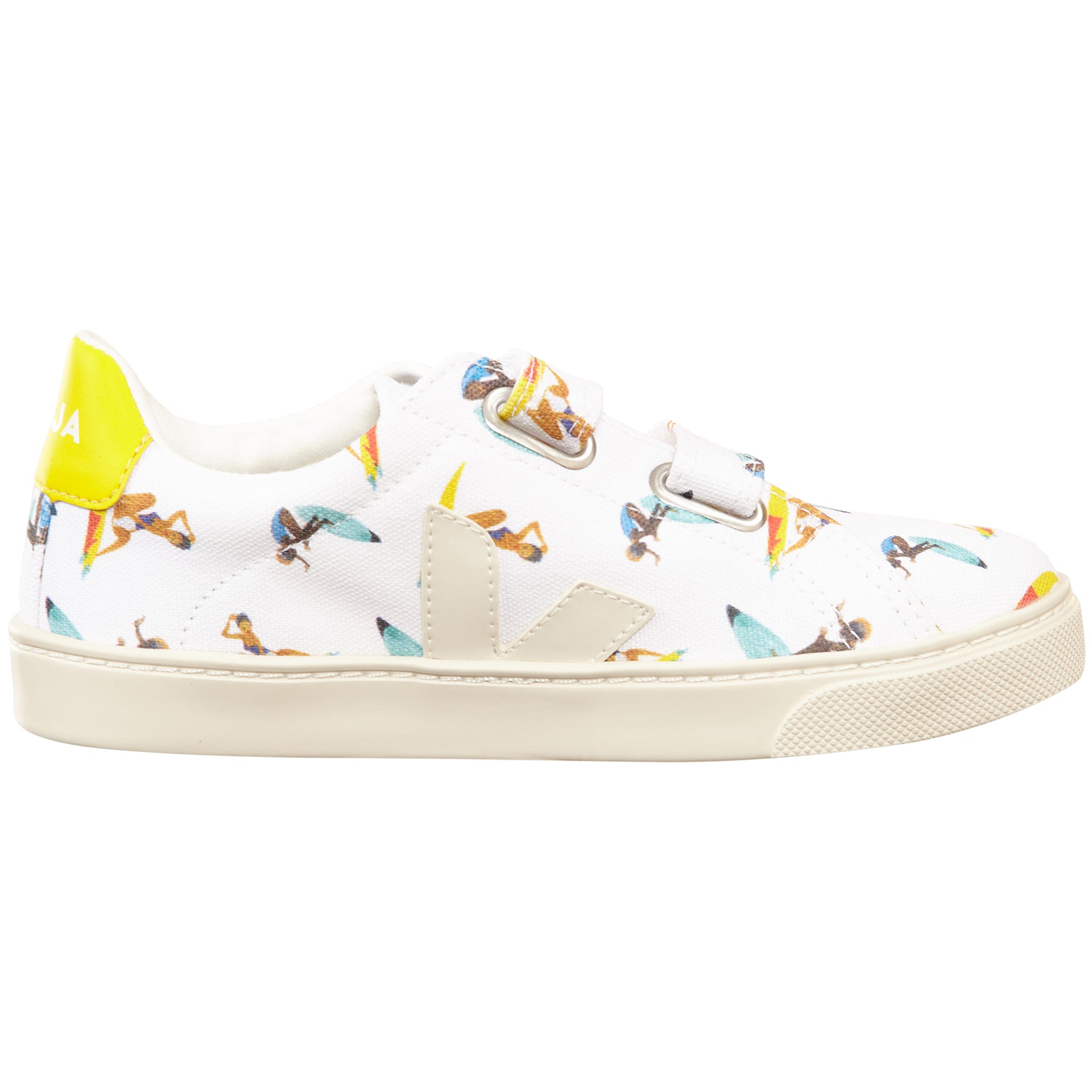 Veja Small Esplar Velcro Canvas Big Kids Style : Rsv012227