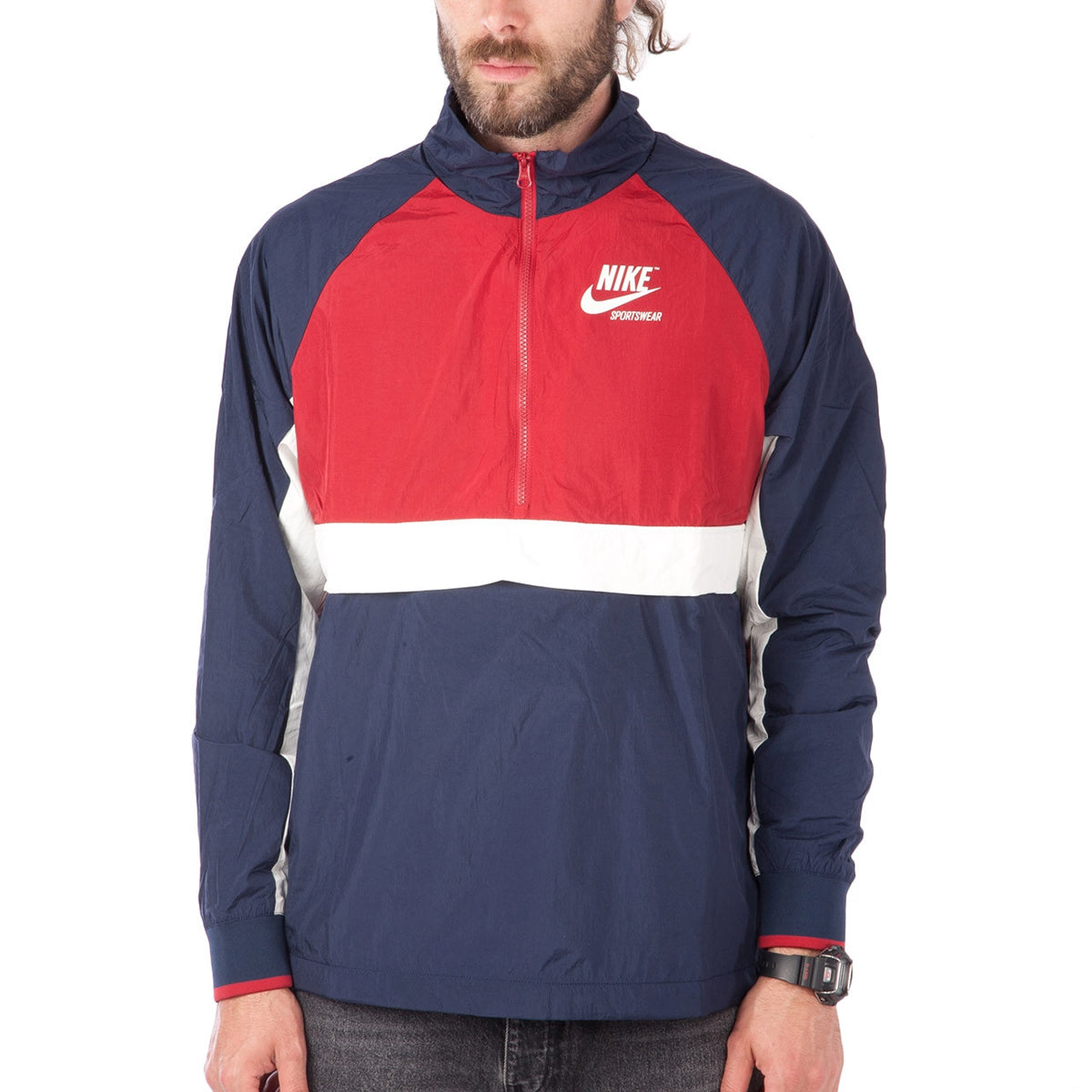 Nike Nike Jacket Half-zip Woven Archive Mens Style : 921743