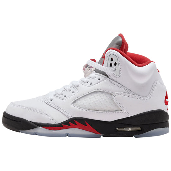 Jordan 5 Retro Fire Red Silver Tongue (2020) (GS)