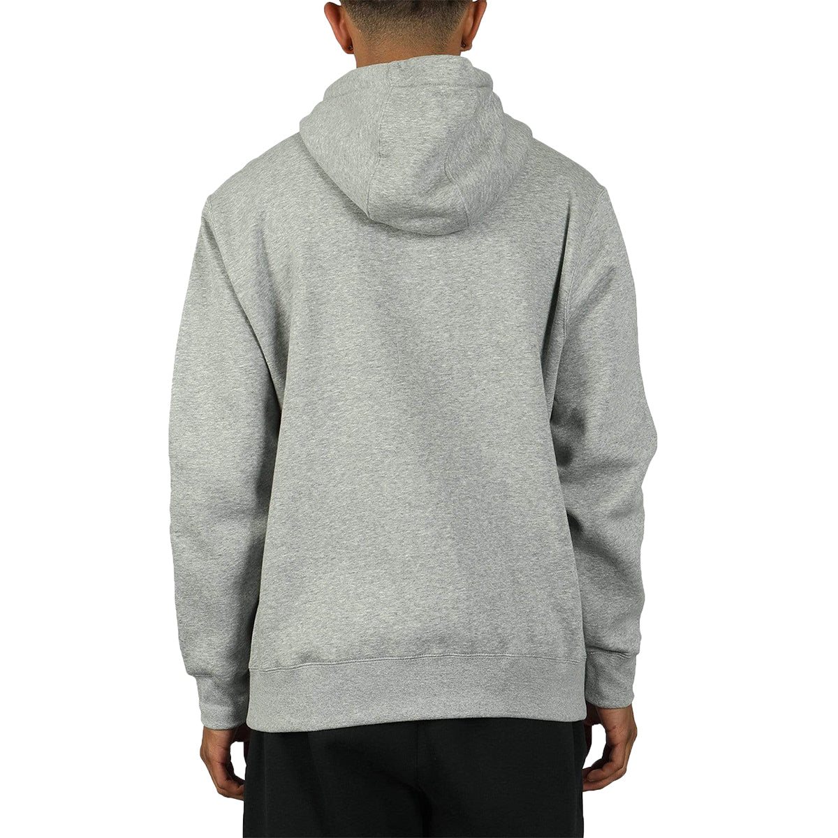 Nike Sportswear Club Fleece Full-Zip Hoodie Dark Grey Heather/Matte Silver/White