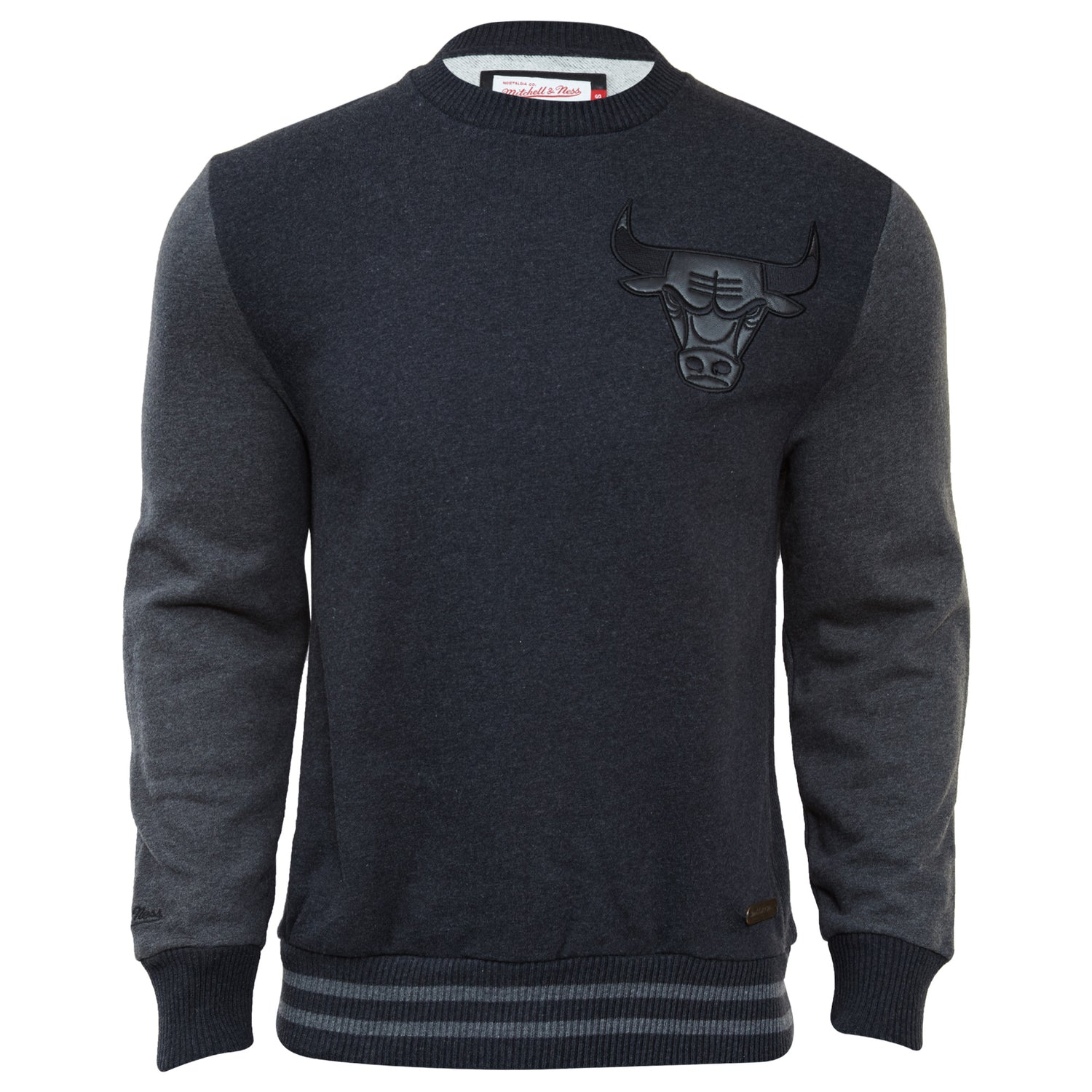 Mitchell&amp;ness Leather Trim Crew Mens Style : 479fa
