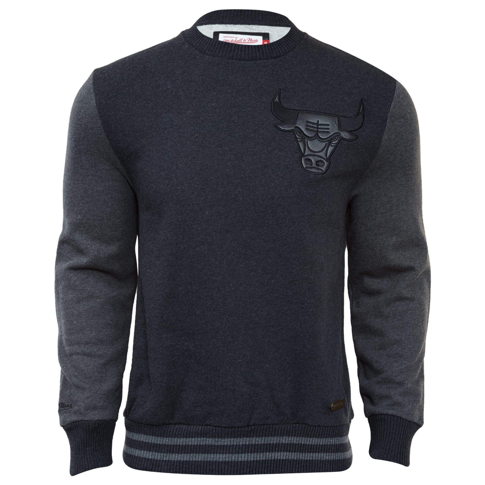 Mitchell&amp;ness Leather Trim Crew Mens Style : 479fa