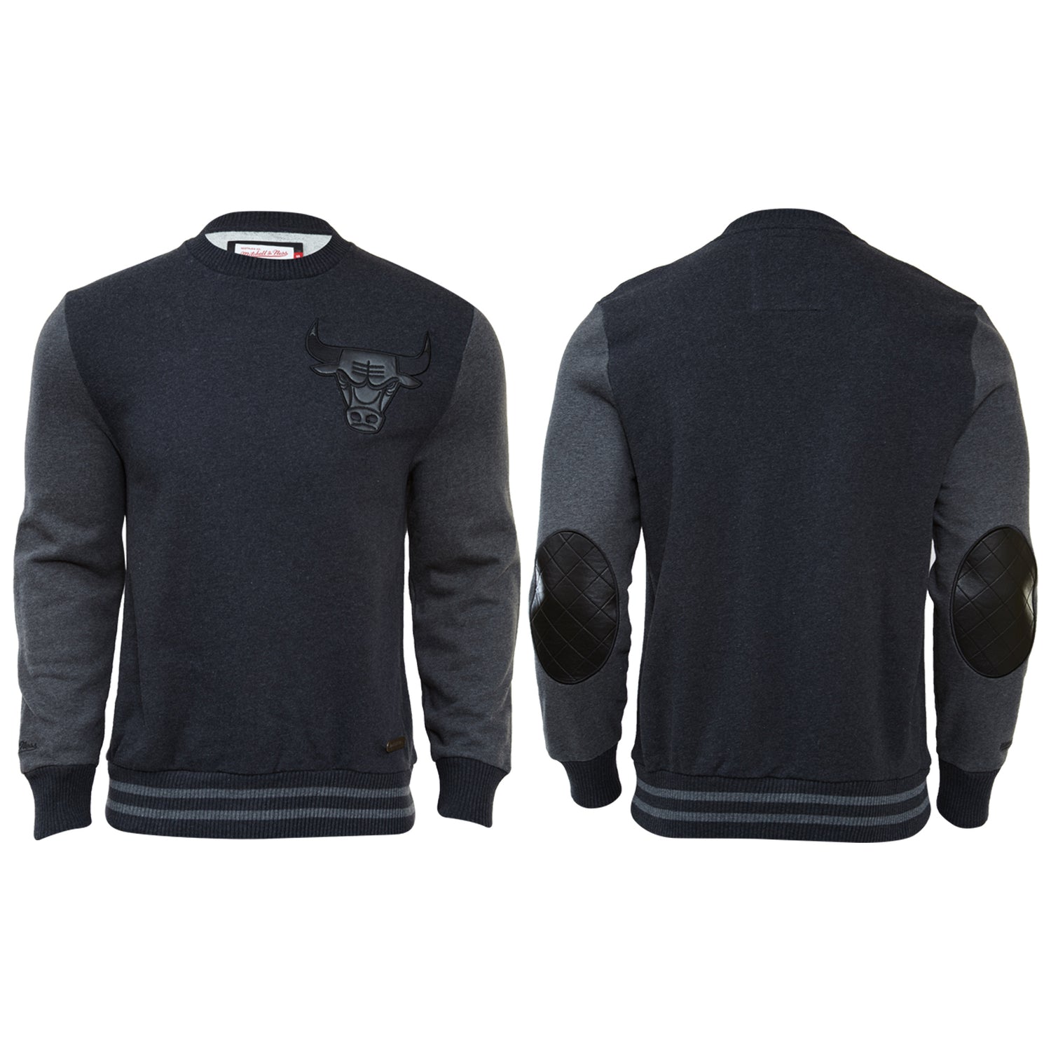 Mitchell&amp;ness Leather Trim Crew Mens Style : 479fa