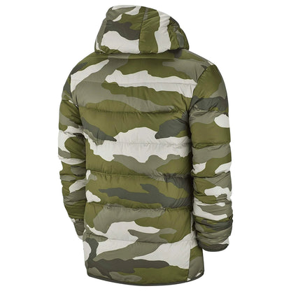 Nike Sportswear Down Fill Windrunner Printed Hooded Puffer Jacket Mens Style : Bv4763