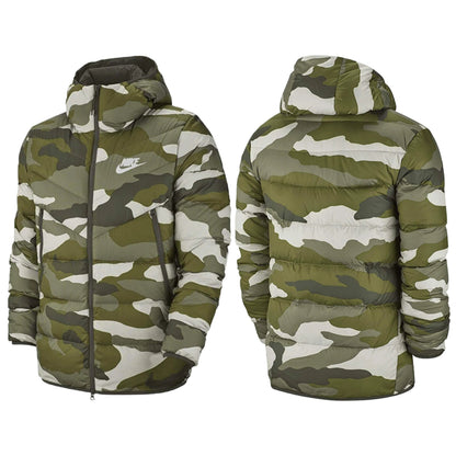 Nike Sportswear Down Fill Windrunner Printed Hooded Puffer Jacket Mens Style : Bv4763