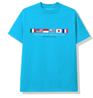 Anti Social Social Club Oceans Tee Blue