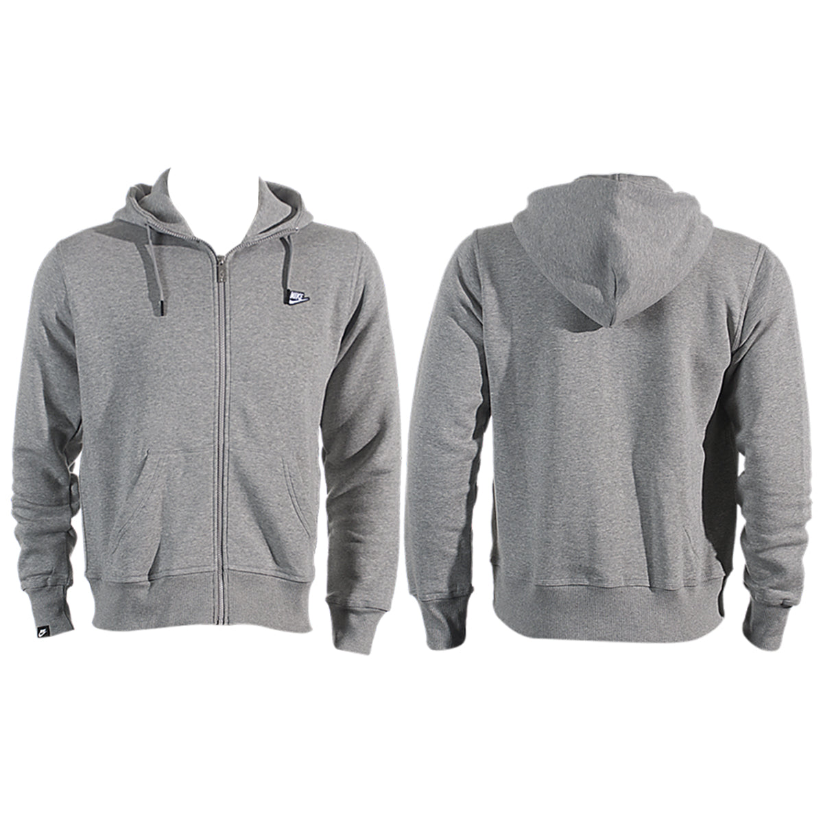 Nike Brushed Fleece Zip Hoodie Mens Style : 502638