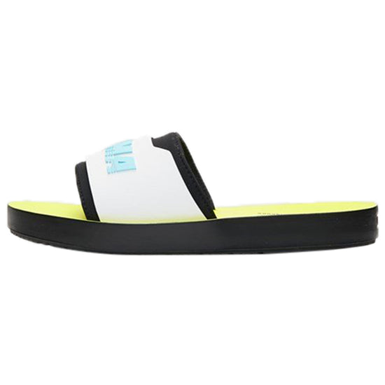 Puma Surf Slide Rihanna Fenty Black White Yellow (Women's)