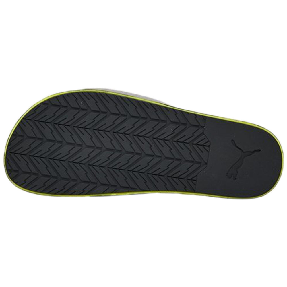 Puma Surf Slide Rihanna Fenty Black White Yellow (Women&