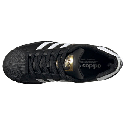 adidas Superstar Core Black Cloud White Gold (GS)