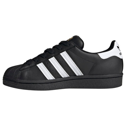 adidas Superstar Core Black Cloud White Gold (GS)