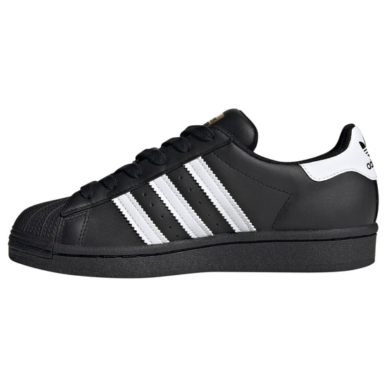 adidas Superstar Core Black Cloud White Gold (GS)