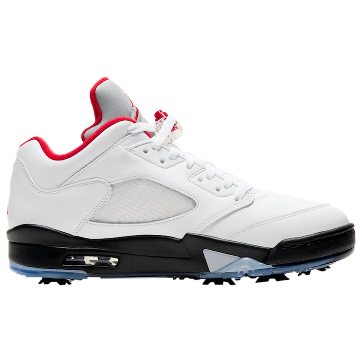 Jordan 5 Retro Low Golf Fire Red (Silver Tongue)
