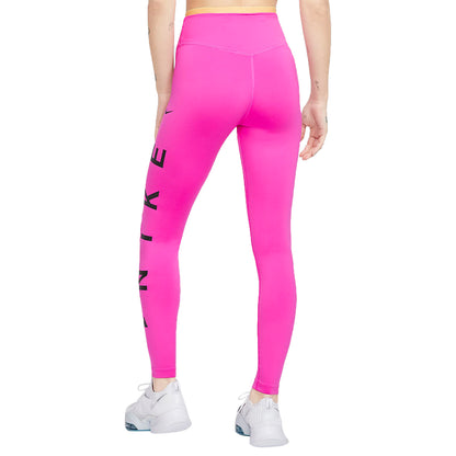 Nike One Icon Clash Graphic Mid-rise 7/8 Leggings Womens Style : Cj4145