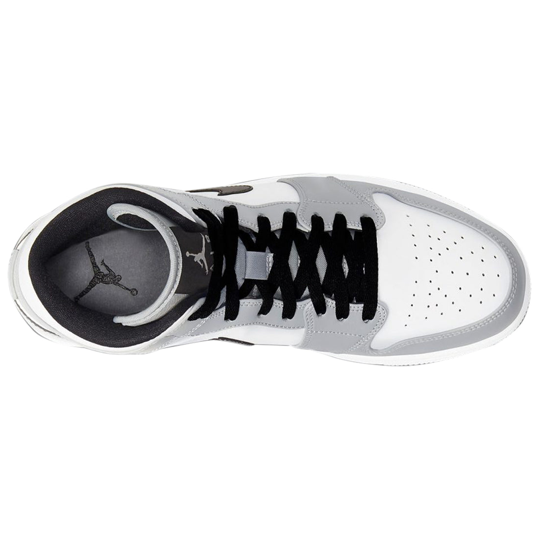 Jordan 1 Mid Light Smoke Grey Mens Style : 554724-092