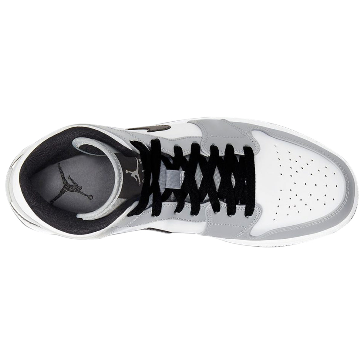 Jordan 1 Mid Light Smoke Grey Mens Style : 554724-092