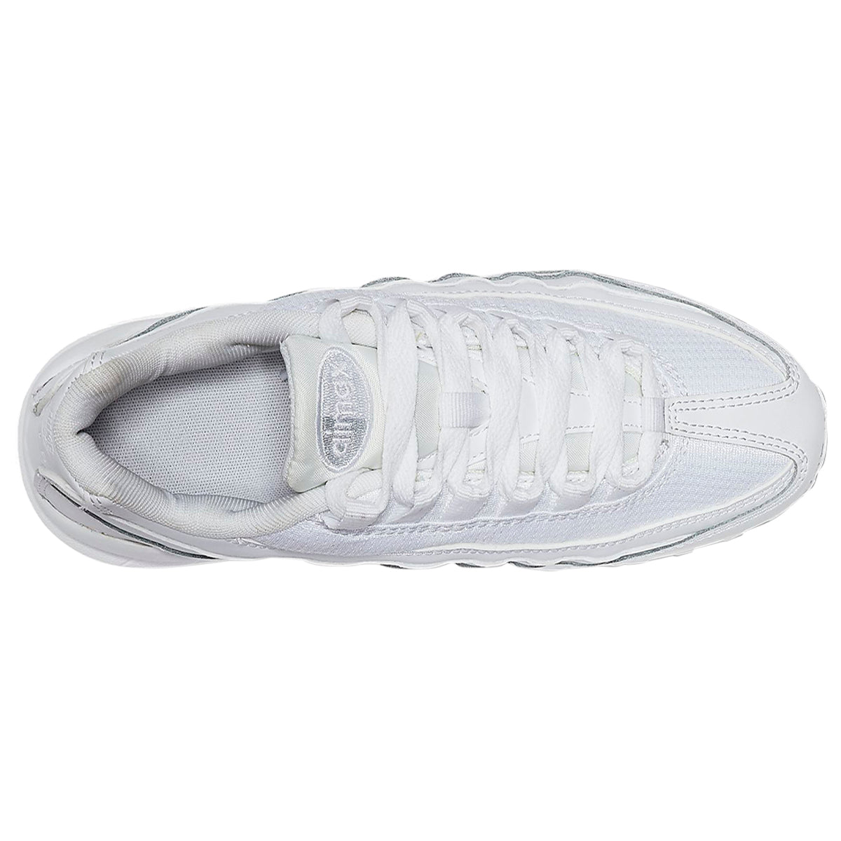 Nike Air Max 95 White Metallic Silver (GS)