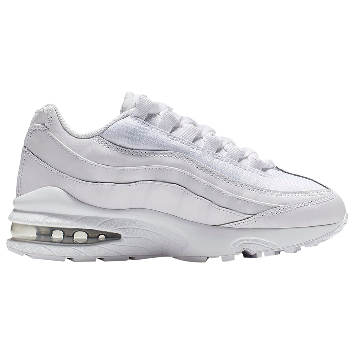 Nike Air Max 95 White Metallic Silver (GS)