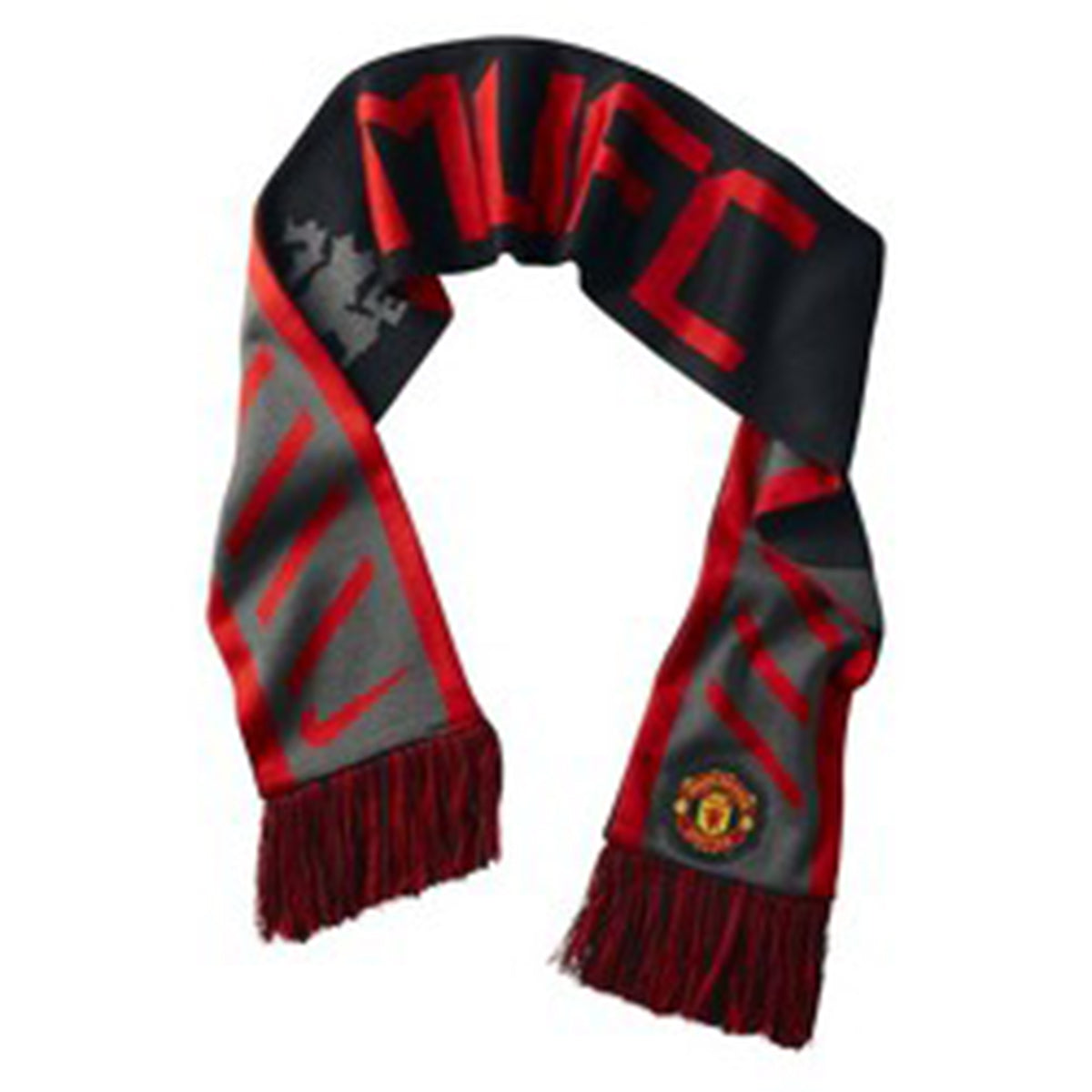 Nike Manchester United Mufc Football Soccer Scarf Unisex Style : Ac1971