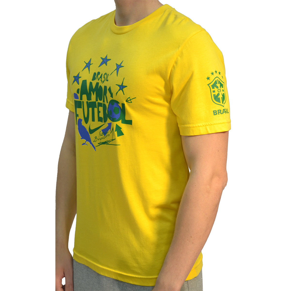 Nike Brasil Core Soccer Tee Mens Style : 361385