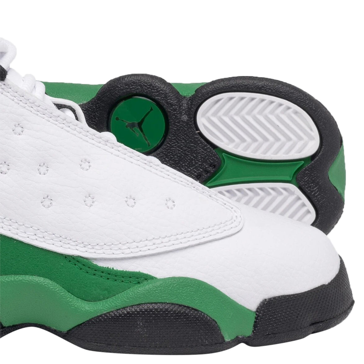 Jordan 13 Retro White Lucky Green (PS)