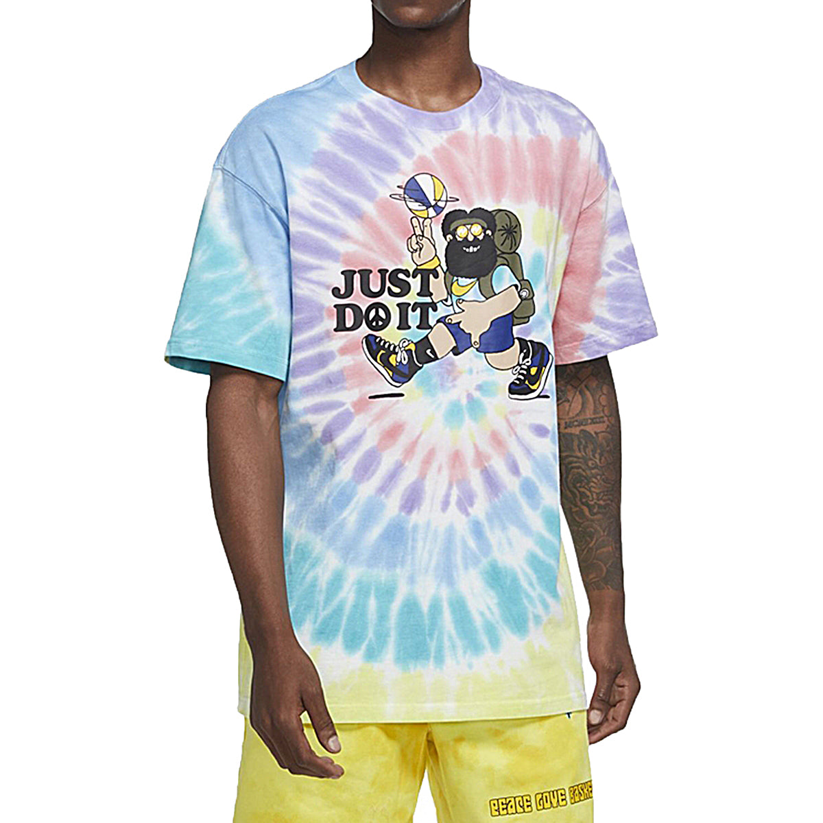 Nike Peace Love, Basketball T-shirt Mens Style : Cv2094