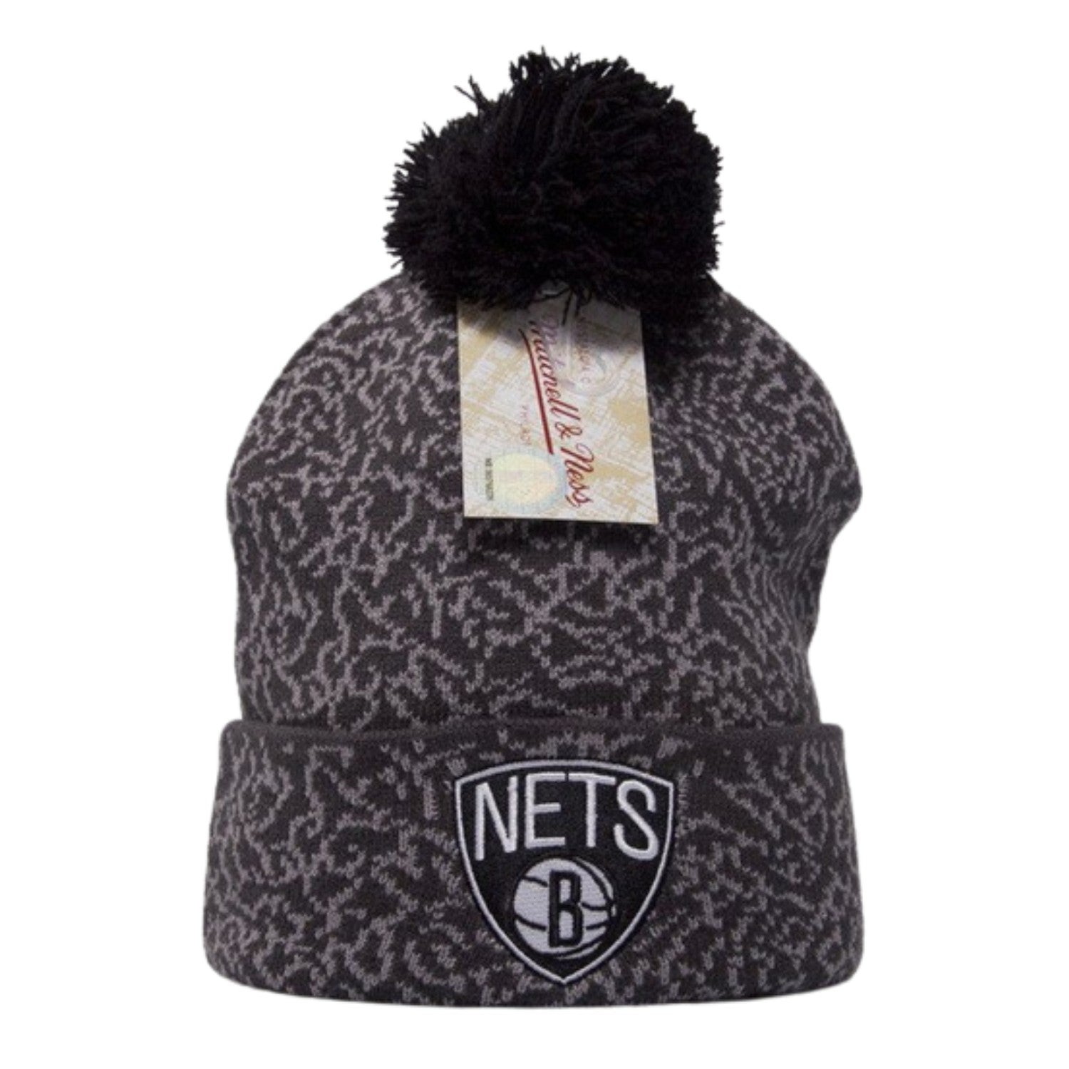 Mitchell&amp;ness Multi Team Crack Pattern Beanies Unisex Style : Kl79z