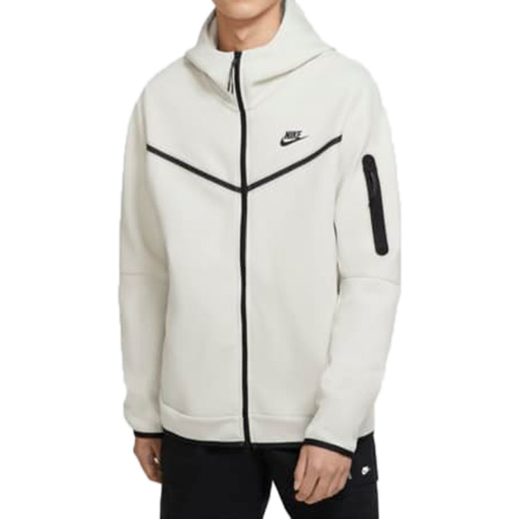 Nike Sportswear Tech Fleece Full-Zip Hoodie Light Bone/Black