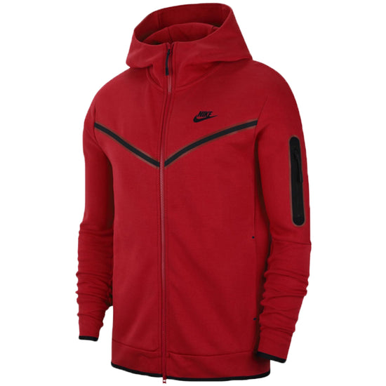 Nike Tech Fleece Full Zip Hoodie University Red