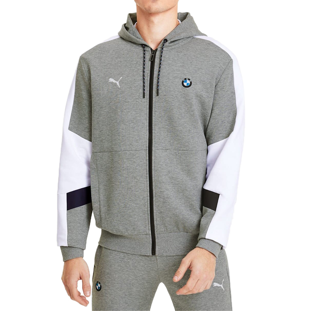 Puma Bmw Mms Hooded Sweat Jacket Mens Style : 596097